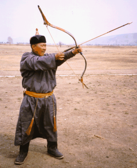 Traditional Asian archer, from the ATARN photographic archive